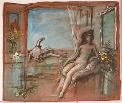 Untitled: Seated Nude