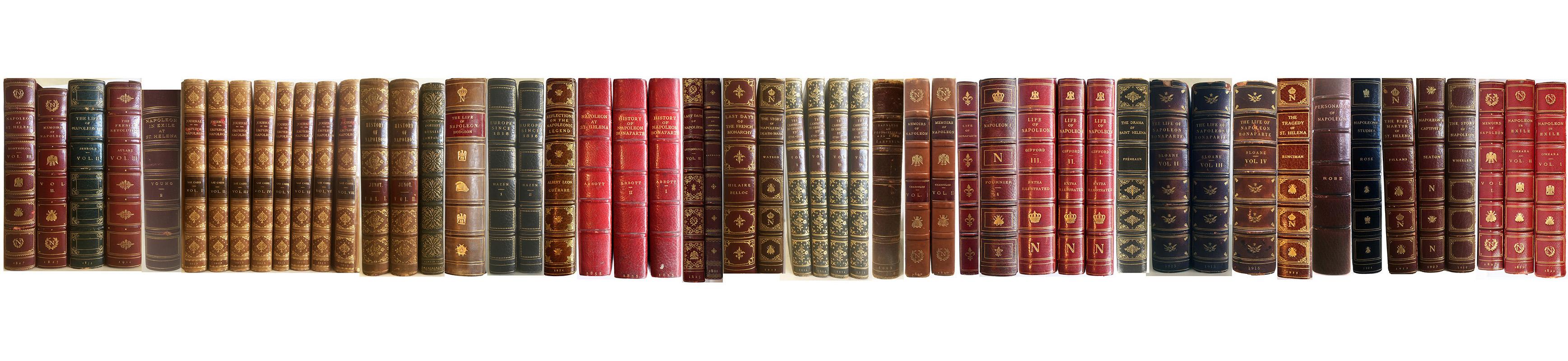  Napoleon Bonaparte: Assorted Book Collection From 1811 - 1924 - Art by Unknown