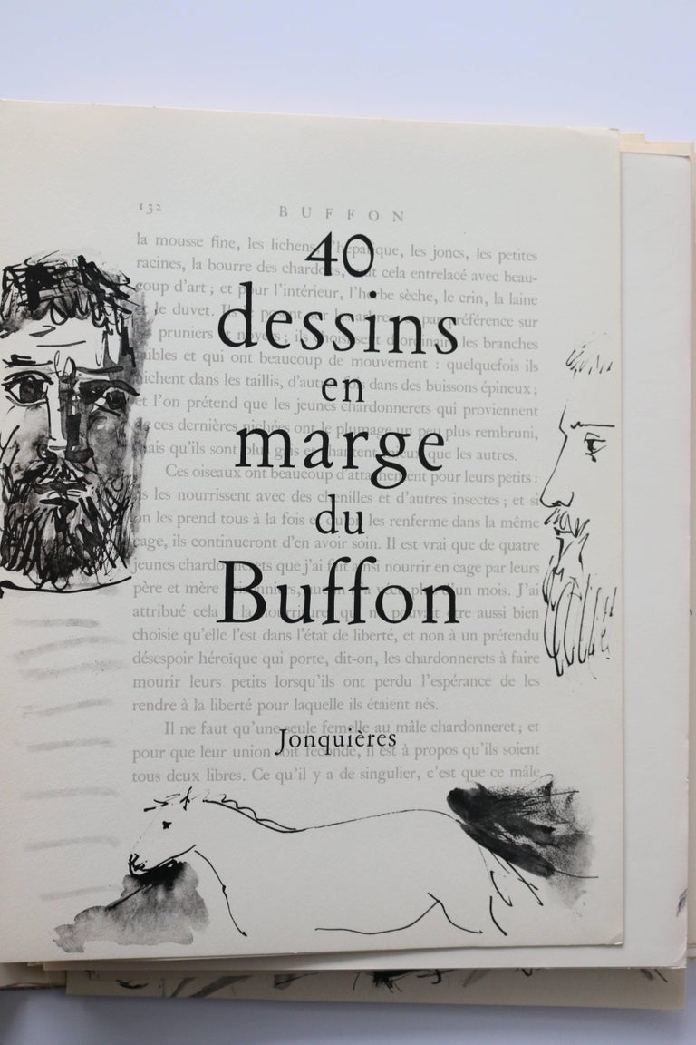 40 Dessins de Picasso en Marge du Buffon - Print by (after) Pablo Picasso
