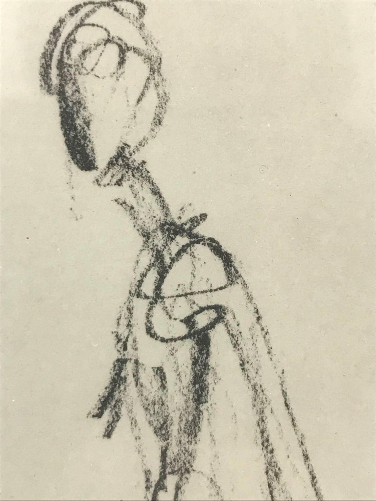 Alberto Untitled Figure Sketch For Sale at 1stDibs