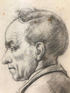 Senza titolo (Vista laterale di un gentiluomo)