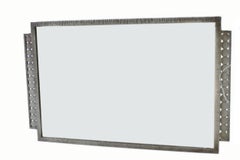 Used Art Deco Mirror with Round Decorative Side Border 