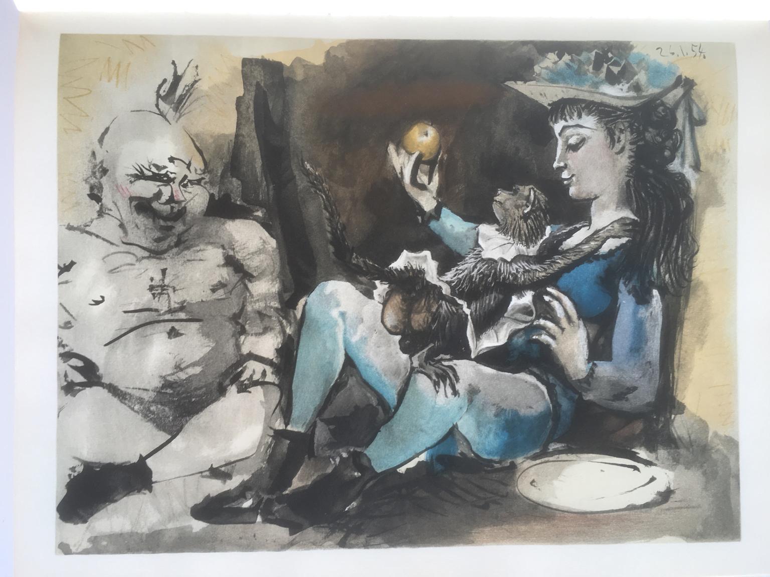 Picasso and the Human Comedy.  A Suite of 180 Drawings by Picasso. (Verve 29-30) For Sale 2