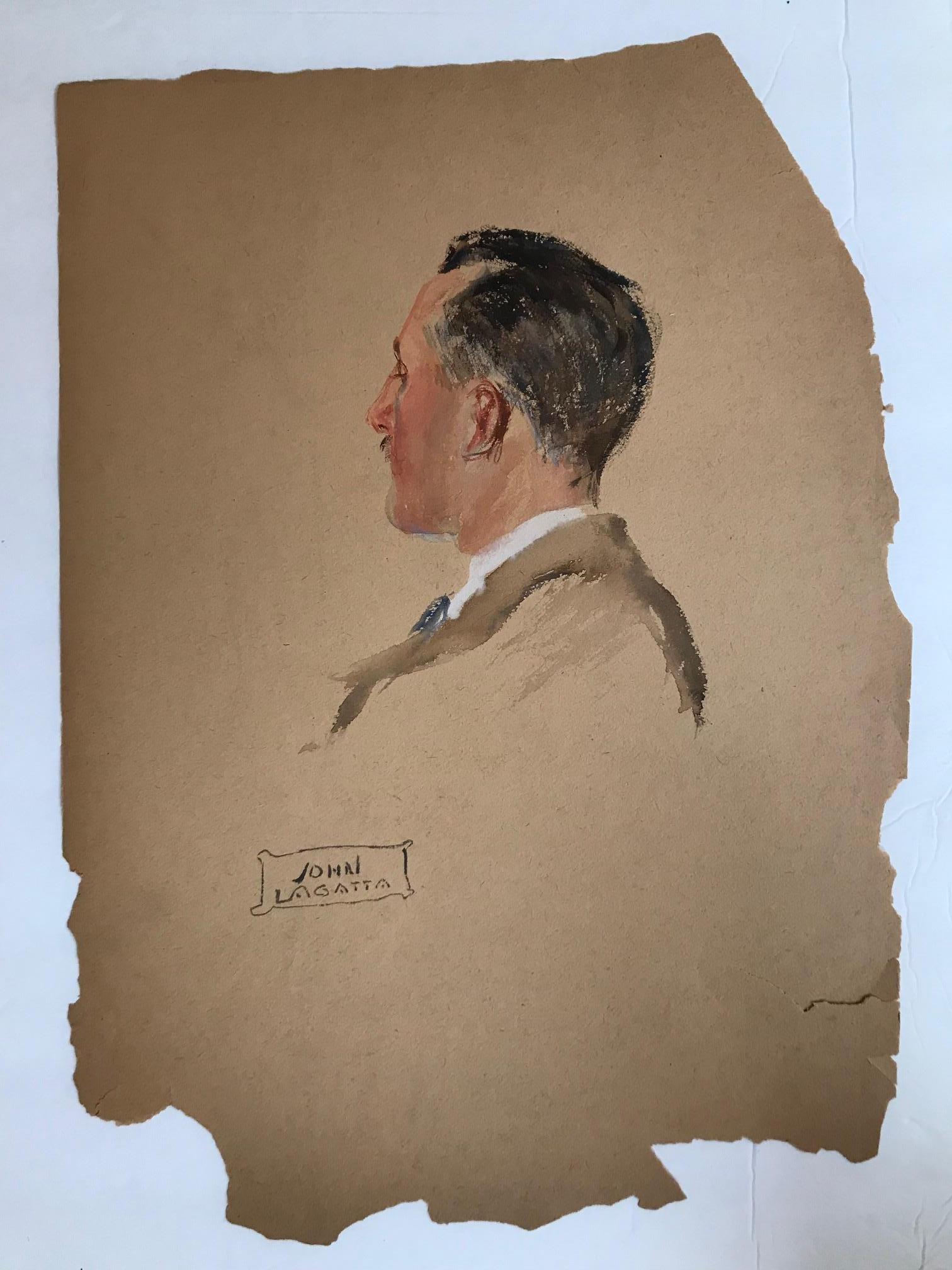John Lagatta Portrait - Untitled: Head of a Gentleman