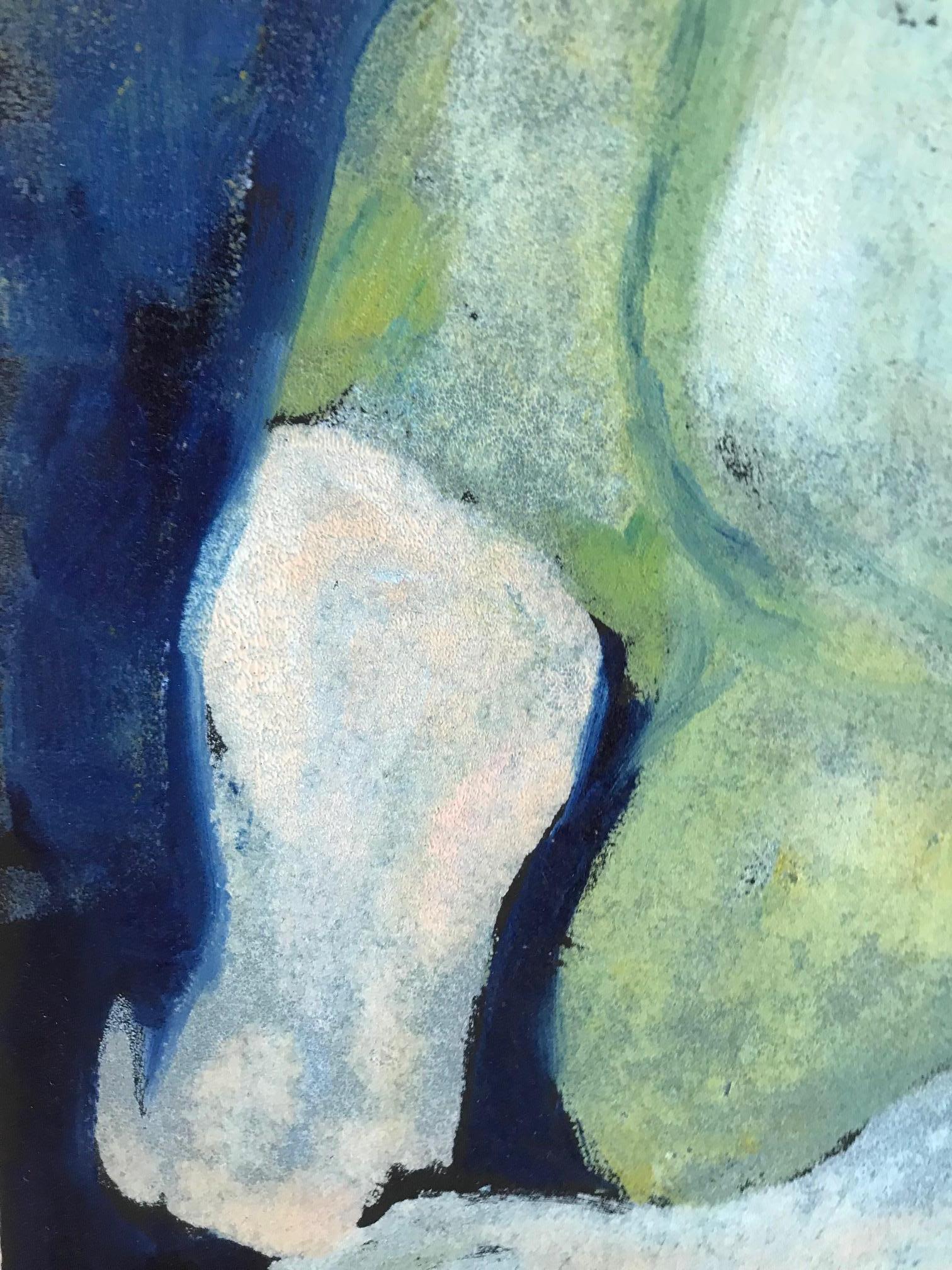 Figura sentada - Print Abstracto de Louis August