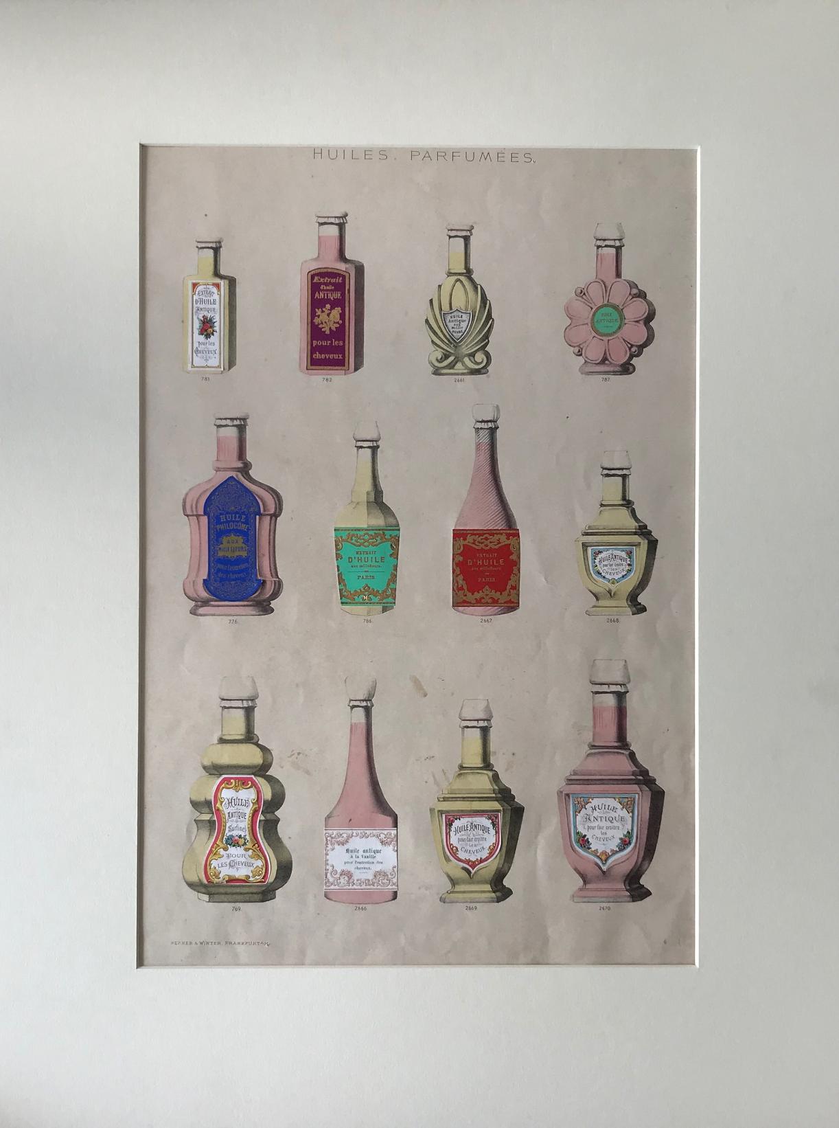 Werner & Winter Frankfurt Still-Life Print - Huiles Parfumees (Edition #6)