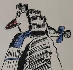 Lawyer: Edition 35/65 (From Punch & Judy, Seven Hand Colored Lithographs)