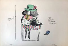 Vintage Choregos: Edition 35/65 (From Punch & Judy, Seven Hand Colored Lithographs)