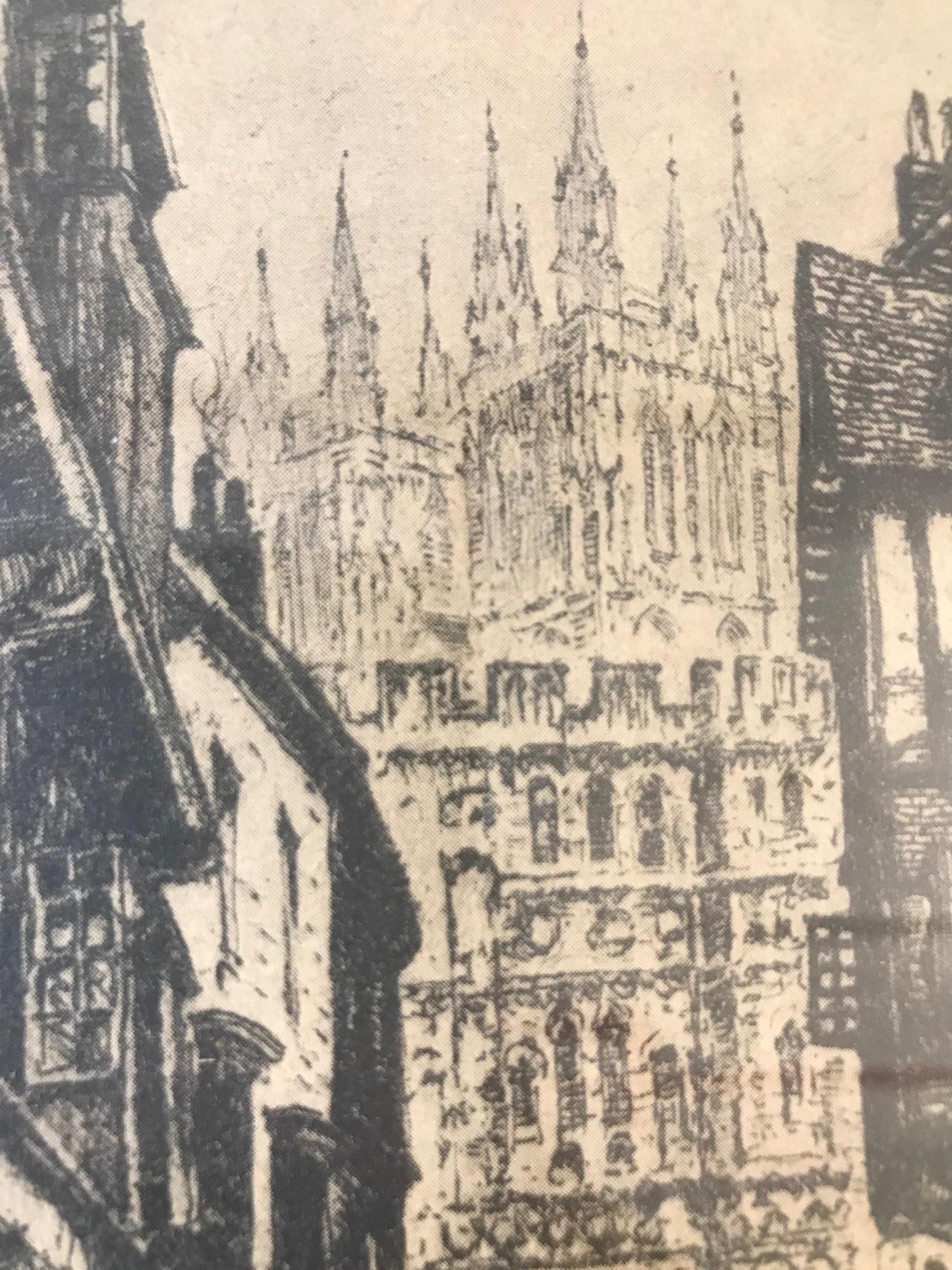 Canterbury Gate Cathedral - Print by Preston Cribb