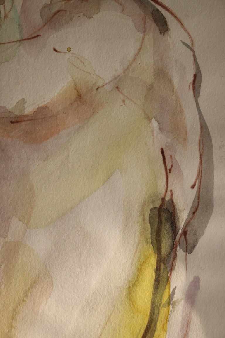 Unknown Untitled Solo Seated Nude Twist For Sale at 1stDibs