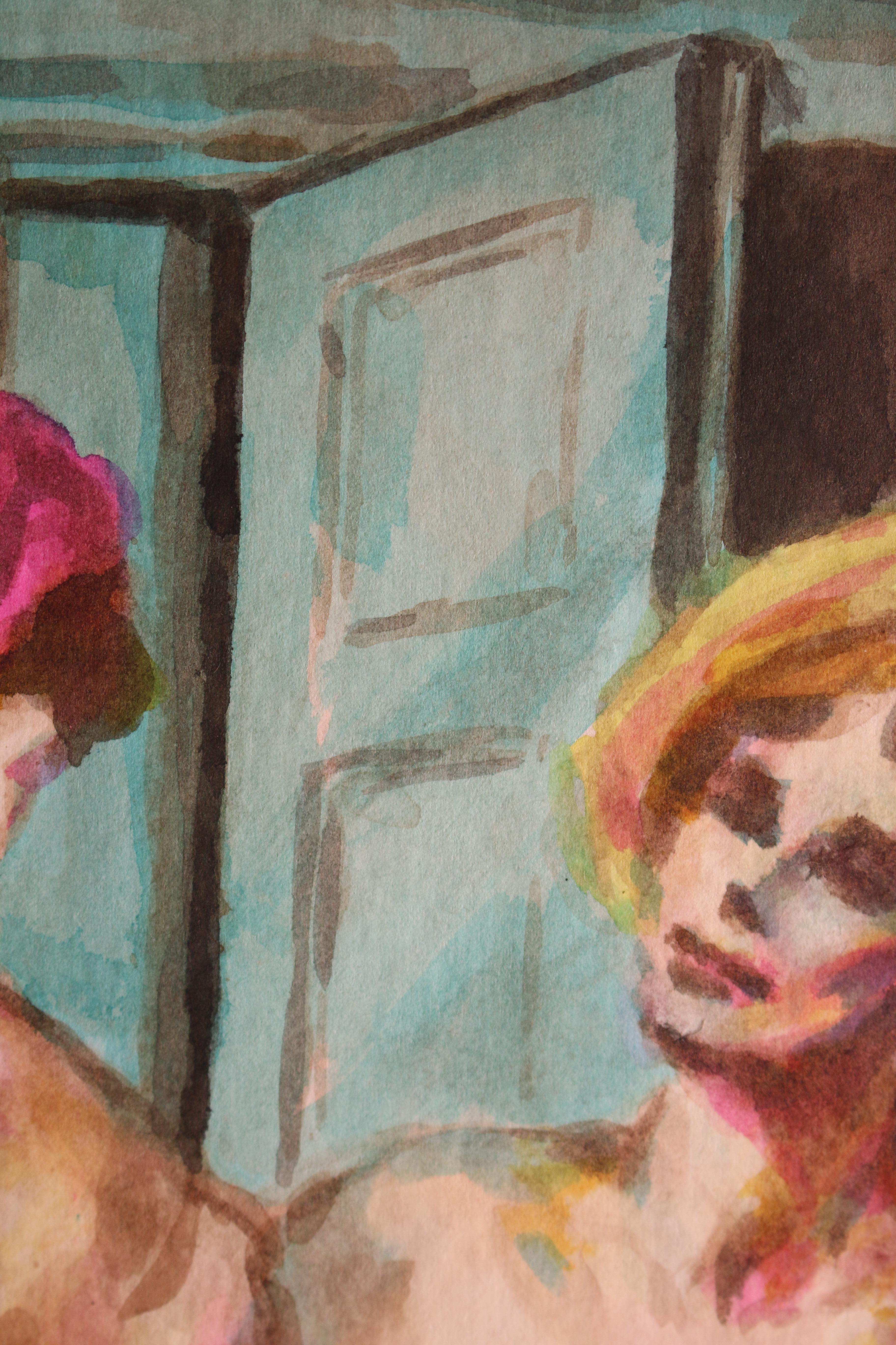 Senza titolo: Donne in bagno in vendita 5