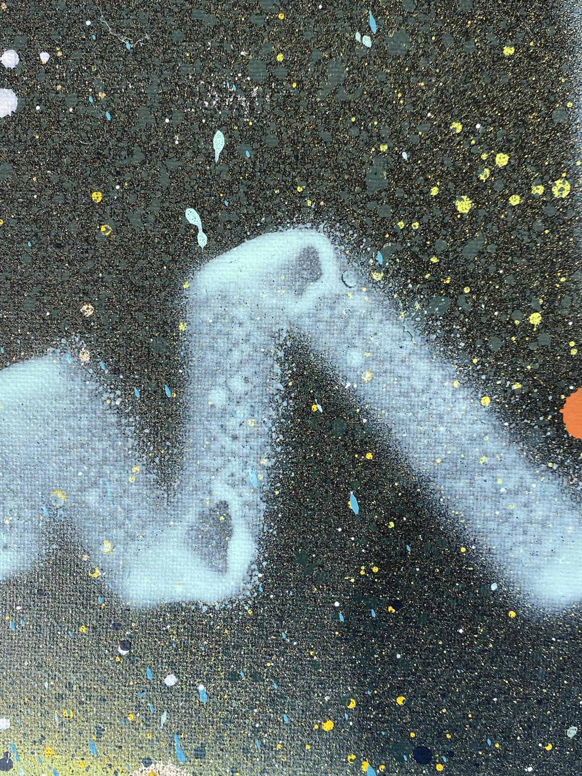 Thoughts in Space 5 (Abstrakt), Painting, von Jonathan Georgi