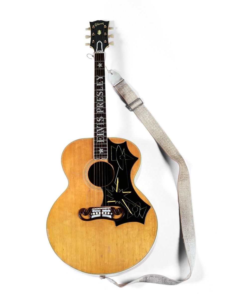 Jeff Scott Color Photograph - Elvis’s Gibson J-200 Guitar