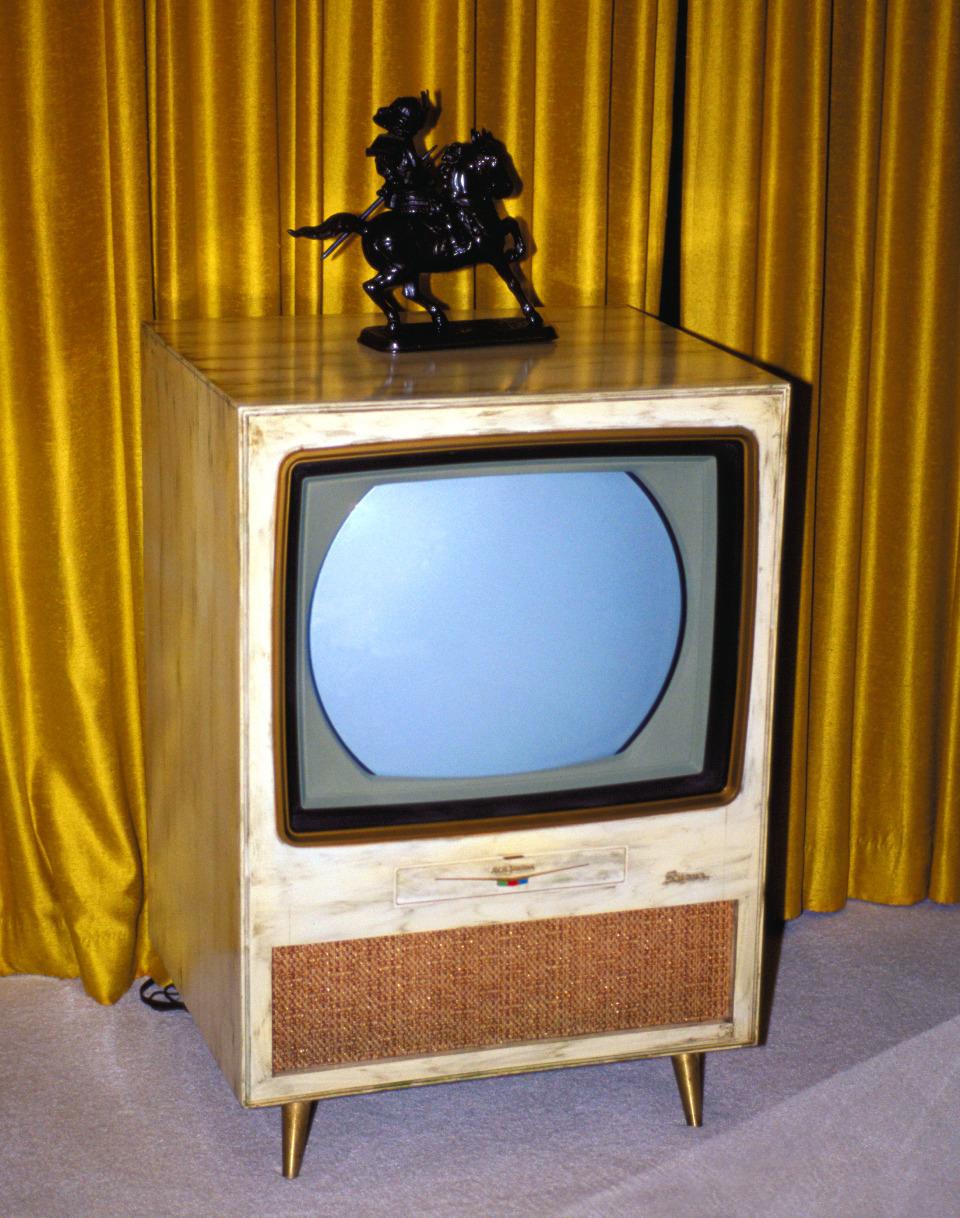 Jeff Scott Color Photograph - Elvis’s Music Room TV