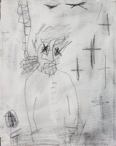 Weren't They Still Tax Payers?- Canvas, Graphite, Ink, Figurative, Commentary