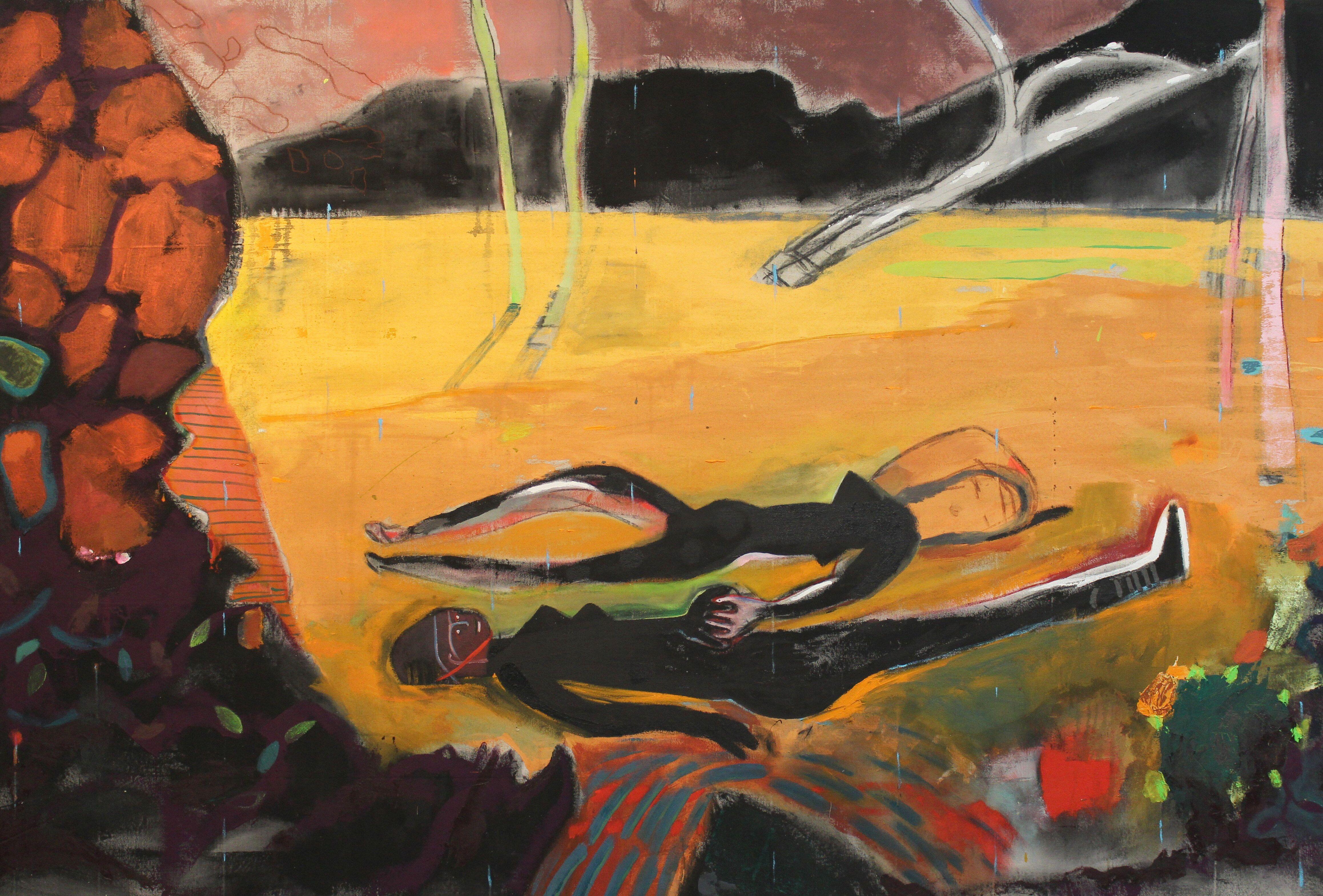 John Paul Kesling Abstract Painting - Holding