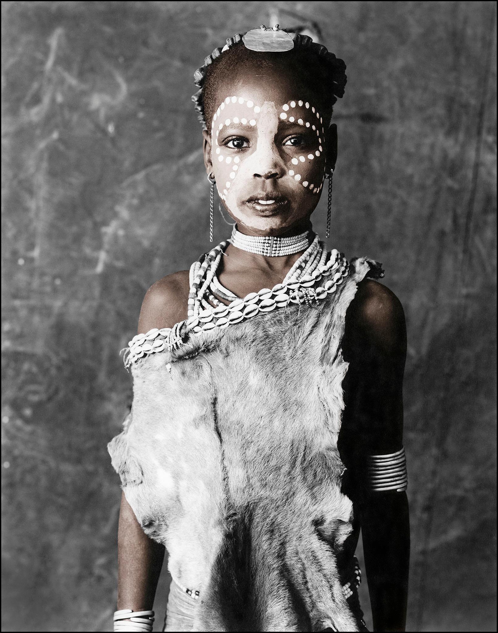 Jan C. Schlegel Portrait Photograph - Alitash (9), Hamer, Ethiopia, Silver Gelatine, Photography, Contemporary