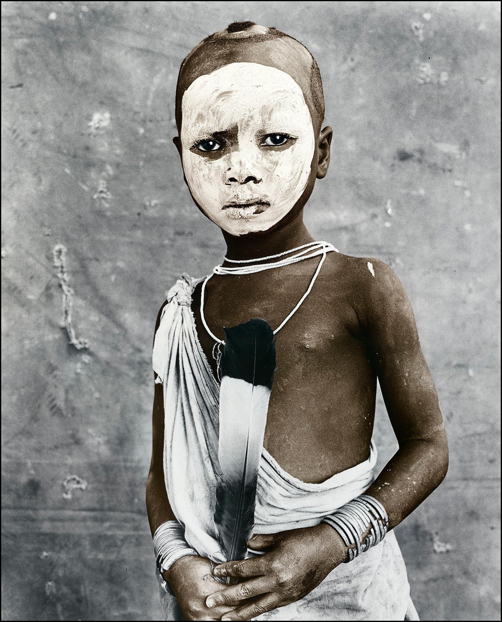 Jan C. Schlegel Portrait Photograph - Olekibo, Suri, Ethiopia, Silver Gelatine, Photography, Contemporary