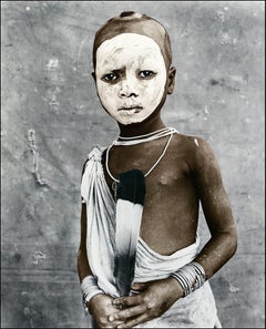 Olekibo, Suri, Éthiopie, gélatine d'argent, photographie, contemporain