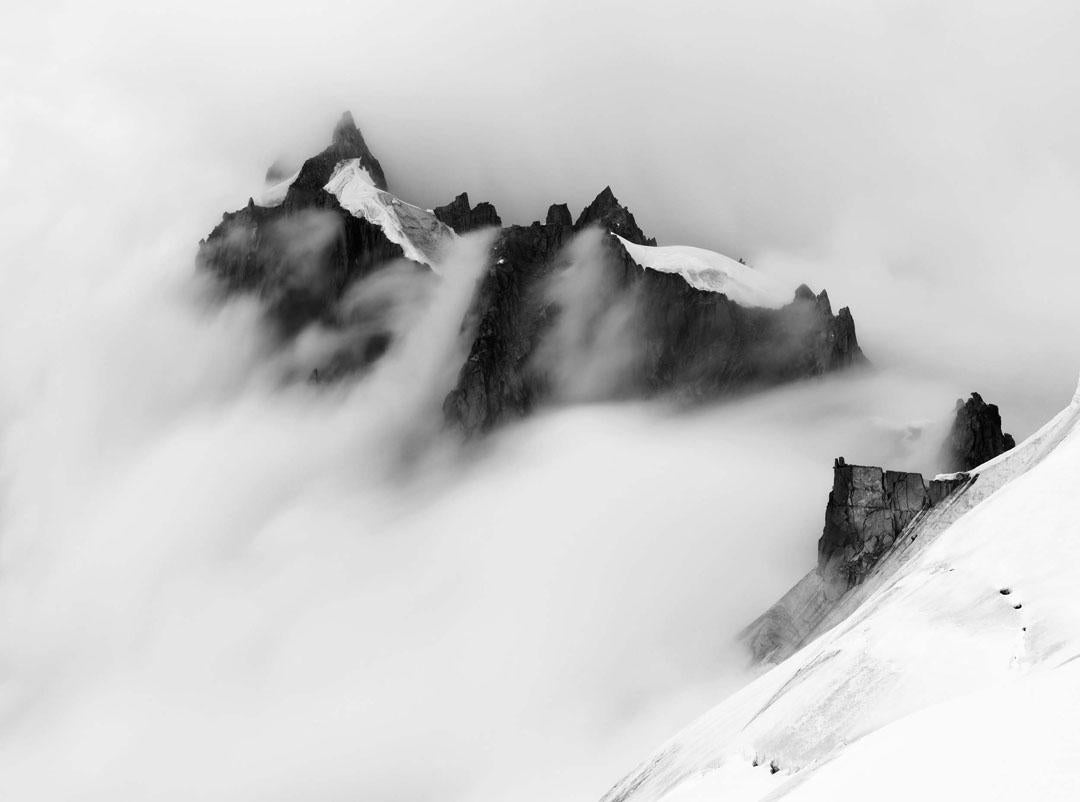 Peter Mathis Black and White Photograph - Aiguilles Plan #2, France 