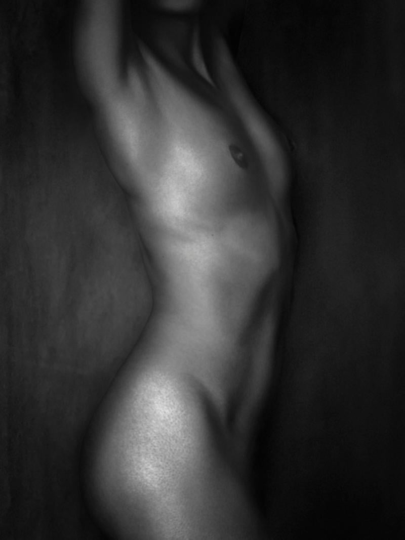 Silber Nude, Nackt, Frau, Schwarz-Weiß-Fotografie