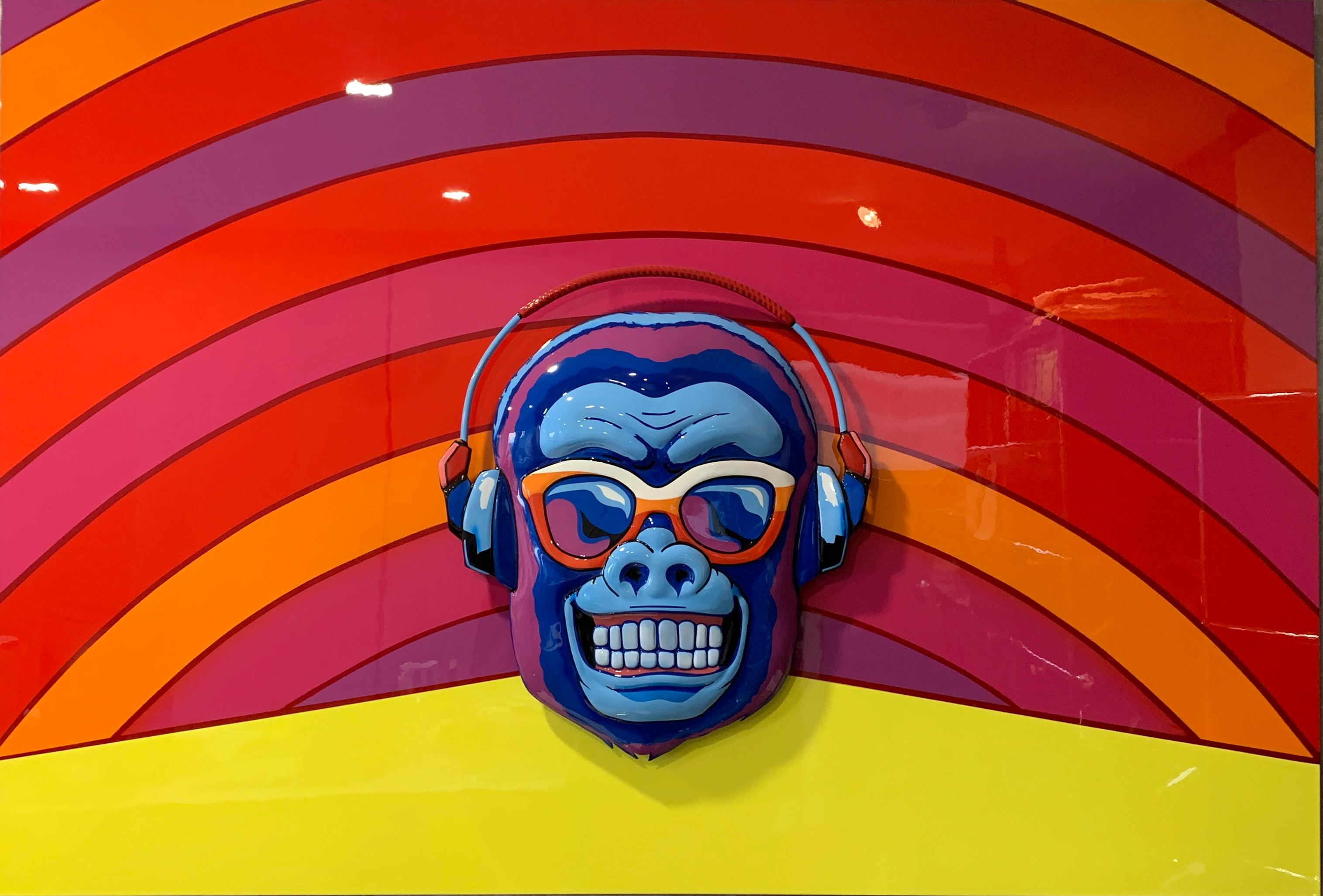 Ape, Mixed Art, Pop Art, Steel, 3D