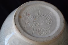 EXTRA BEAUTIFUL CRACKLE VASE BY MASTER TEXAS GLAZER HARDING BLACK  POTTERY