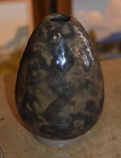 «ATOMIC AVOVADO VASE » 1949 L'un des maîtres verriers du Texas et du monde du milieu du siècle dernier