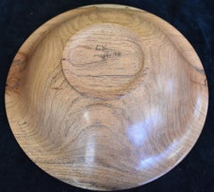 "MESQUITE OGEE BOWL WITH TURQUOISE"