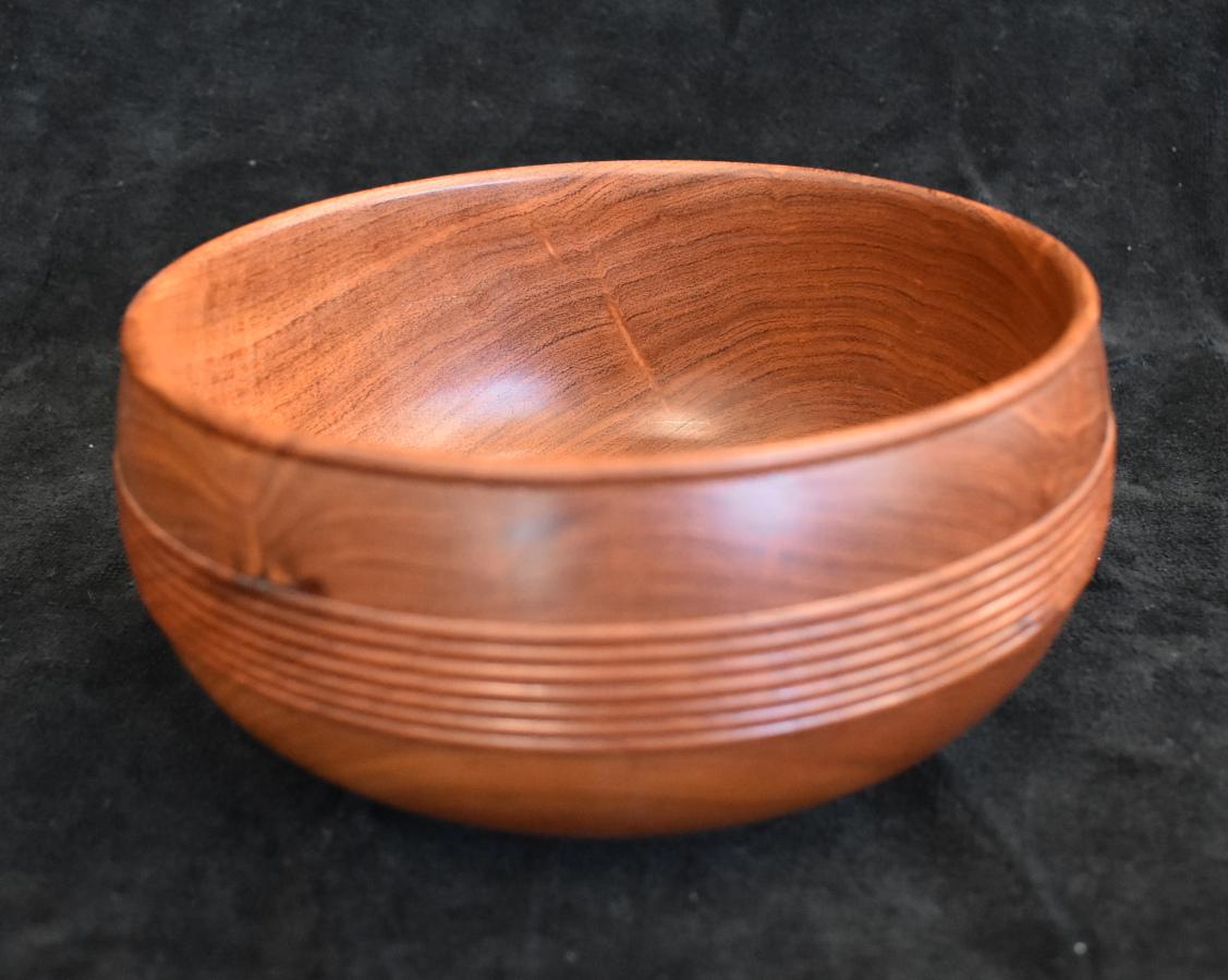 "MESQUITE CLOSED FORM BOWL WITH BEADS" - Art by Carmie