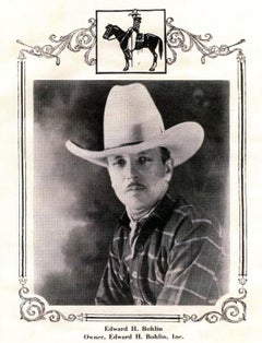 EDWARD BOHLIN 1940s SILVER MOUNTED PARADE SADDLE  HOLLYWOOD WESTERN ARTIST