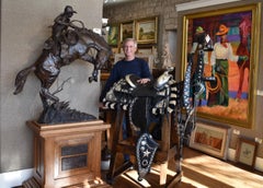 EDWARD BOHLIN 1940s 1950s SILVER MOUNTED PARADE SADDLE HOLLYWOOD WESTERN ARTIST