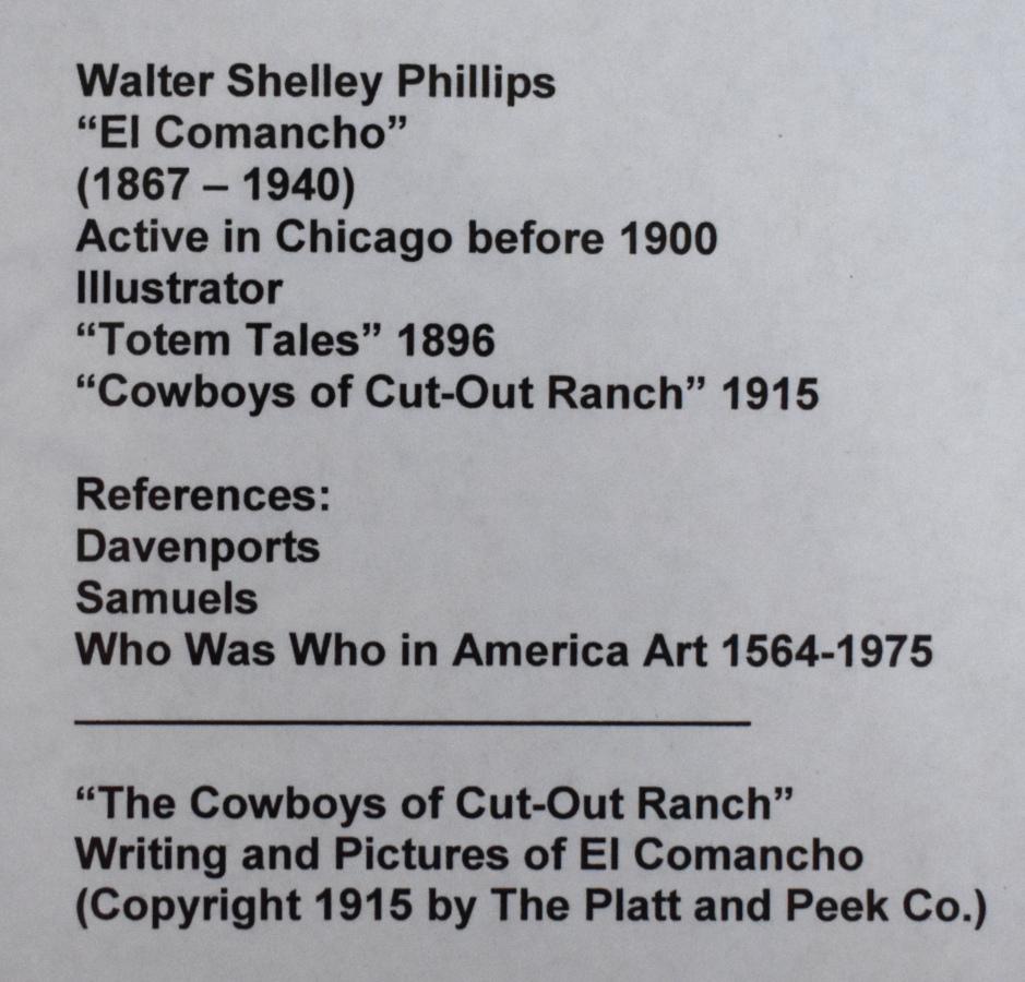 „SET OF 5 ILLUSTRATIONS FROM THE COWBOYS OF CUTOUT RANCH“ (Amerikanischer Impressionismus), Art, von Walter Shelly Phillips