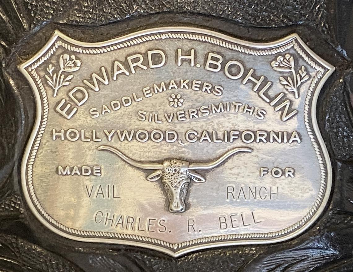 EDWARD BOHLIN 1920s-1930s SILVER ART PARADE SADDLE HOLLYWOOD WESTERN ARTIST VAIL en vente 1