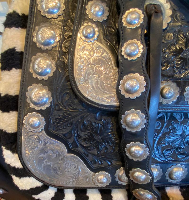 EDWARD BOHLIN 1920s-1930s SILVER ART PARADE SADDLE HOLLYWOOD WESTERN ARTIST VAIL en vente 4