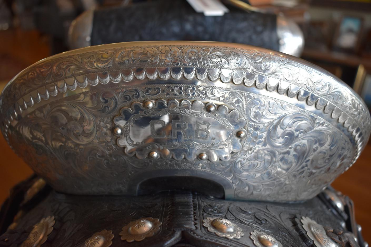 EDWARD BOHLIN 1920s-1930s SILVER ART PARADE SADDLE HOLLYWOOD WESTERN ARTIST VAIL en vente 7