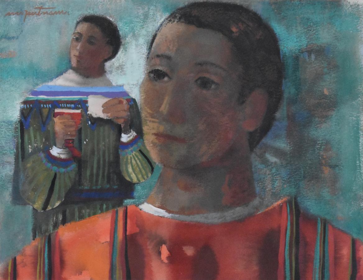 Margaret Putnam
(1913-1989)
San Antonio's Künstler
Bildgröße: 8 x 10
Rahmengröße: 18 x 20
Medium: Gouache

