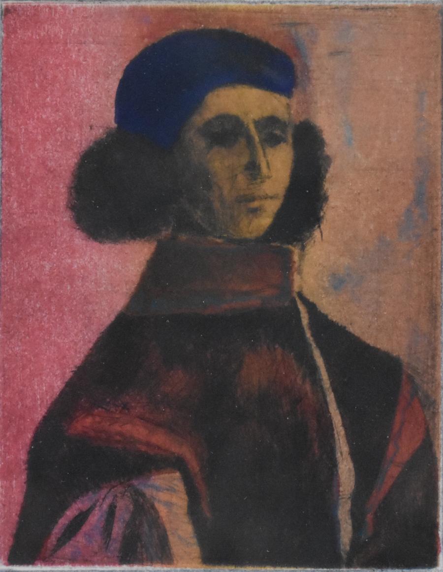 Margaret Putnam
(1913-1989)
San Antonio's Künstler
Bildgröße: 6 x 5
Rahmengröße: 15 x 14
Medium: Handgemalte Radierung
CIRCA 1960er Jahre
