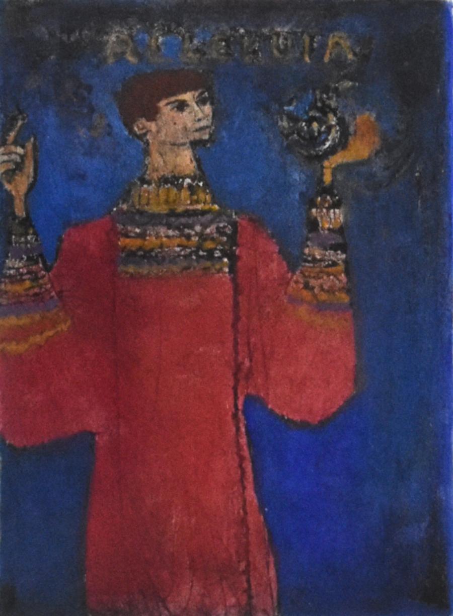 Margaret Putnam
(1913-1989)
Artista di San Antonio
Dimensioni immagine: 7 x 5
Dimensioni della cornice: 15 x 14
Medium: Acquaforte dipinta a mano
Circa anni '60
