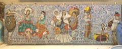 Mural de azulejos de California de los años 20 Salvador Hernández-Ch Fabricante de azulejos de California