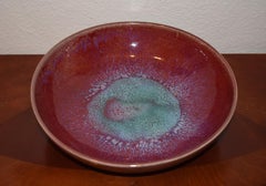 HARDING BLACK (1912-2004) POTTERY MID CENTURY MODERN LARGE BOWL 1955 TEXAS