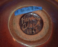 HARDING BLACK (1912-2004) POTTERY MID CENTURY MODERN CRYSTALLINE BOWL 1956 TEXAS