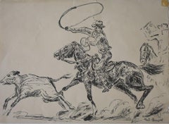 "Boots Mansfield Calf Roping" Tie- Down Roping World Champion