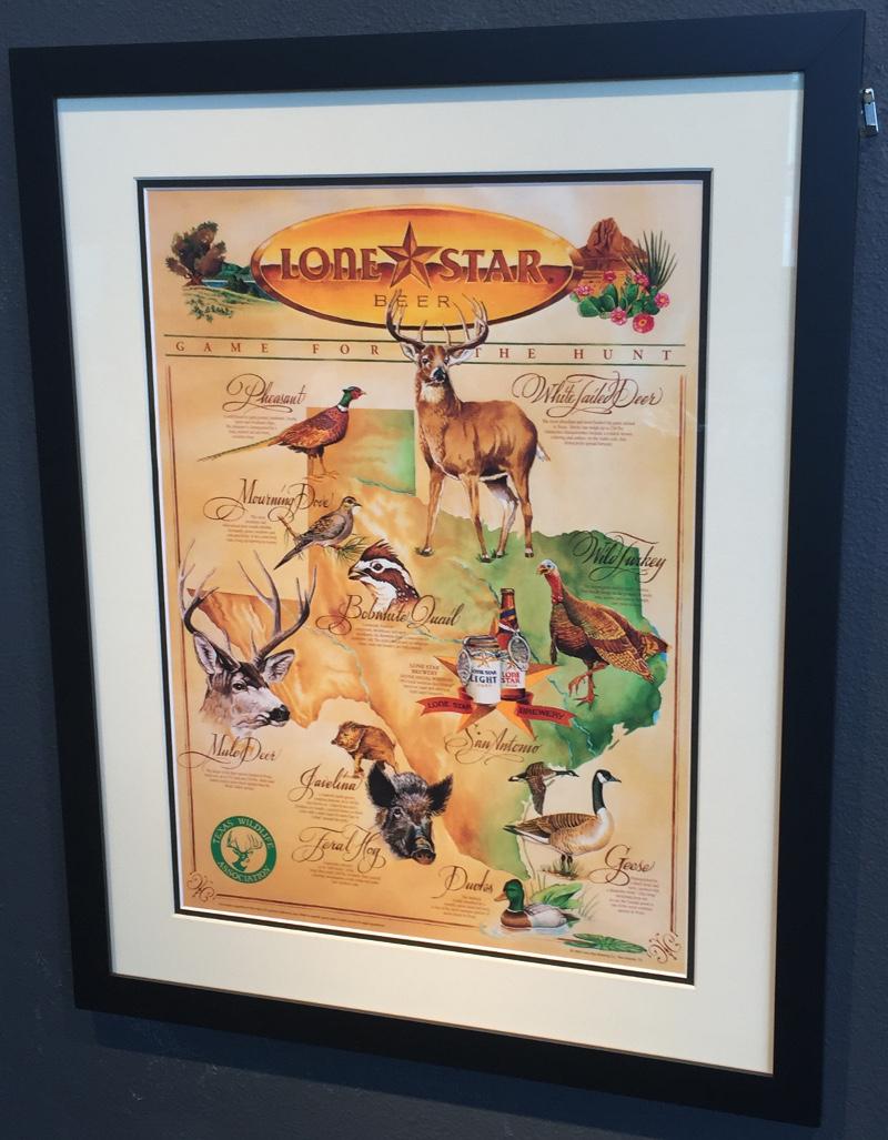 lone star duck poster