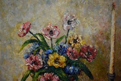 "Still Life with Flowers and Fruit Bowl Howard Hughes VP Huges internation Tool