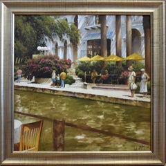 "Yellow Umbrellas of the Riverwalk" San Antonio Texas