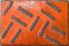 "Azulejo de arte industrial extra grande"  Uno de los maestros vidrieros de Texas y del mundo