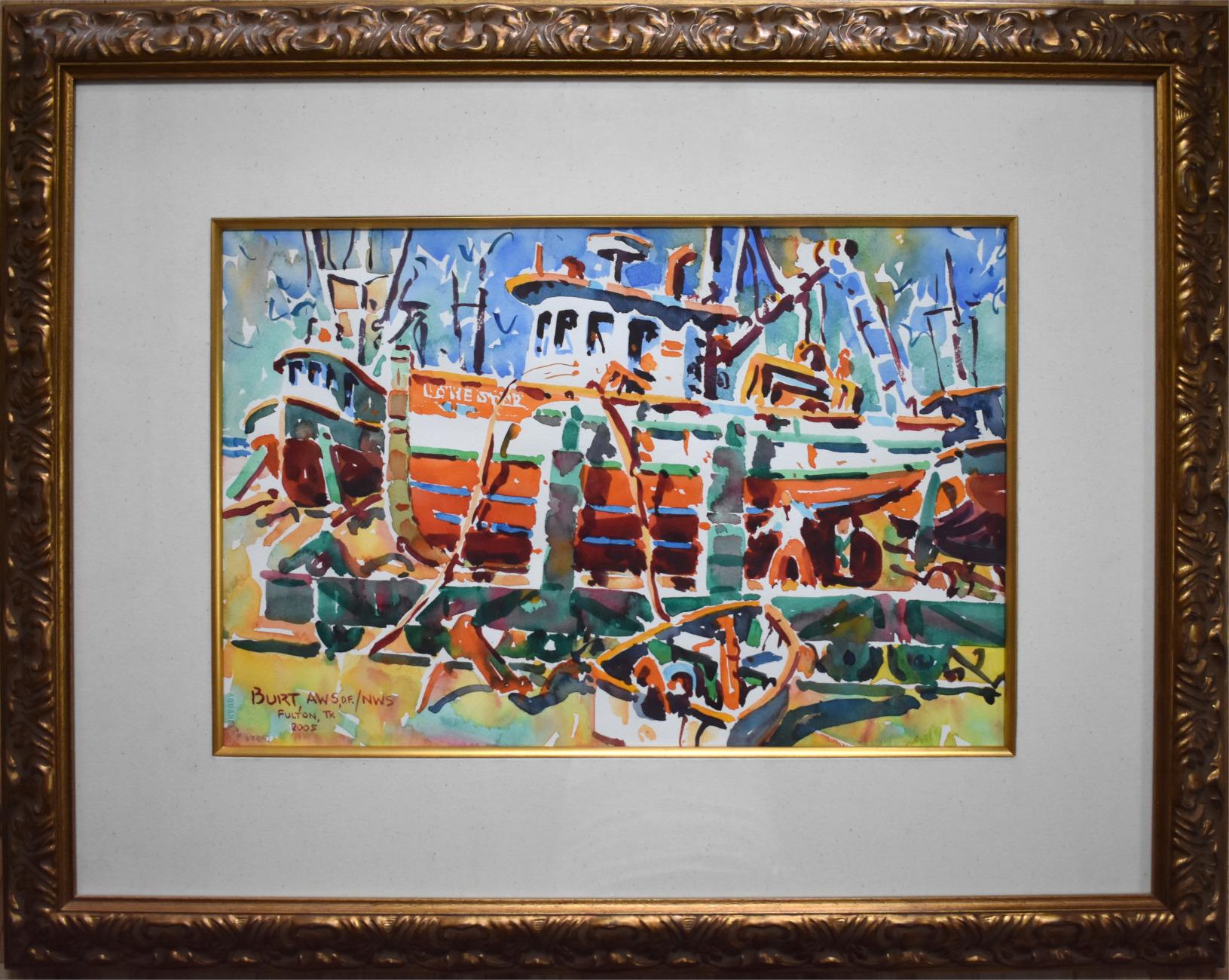 Dan Burt Landscape Art - "Shrimp Boat" TEXAS COAST