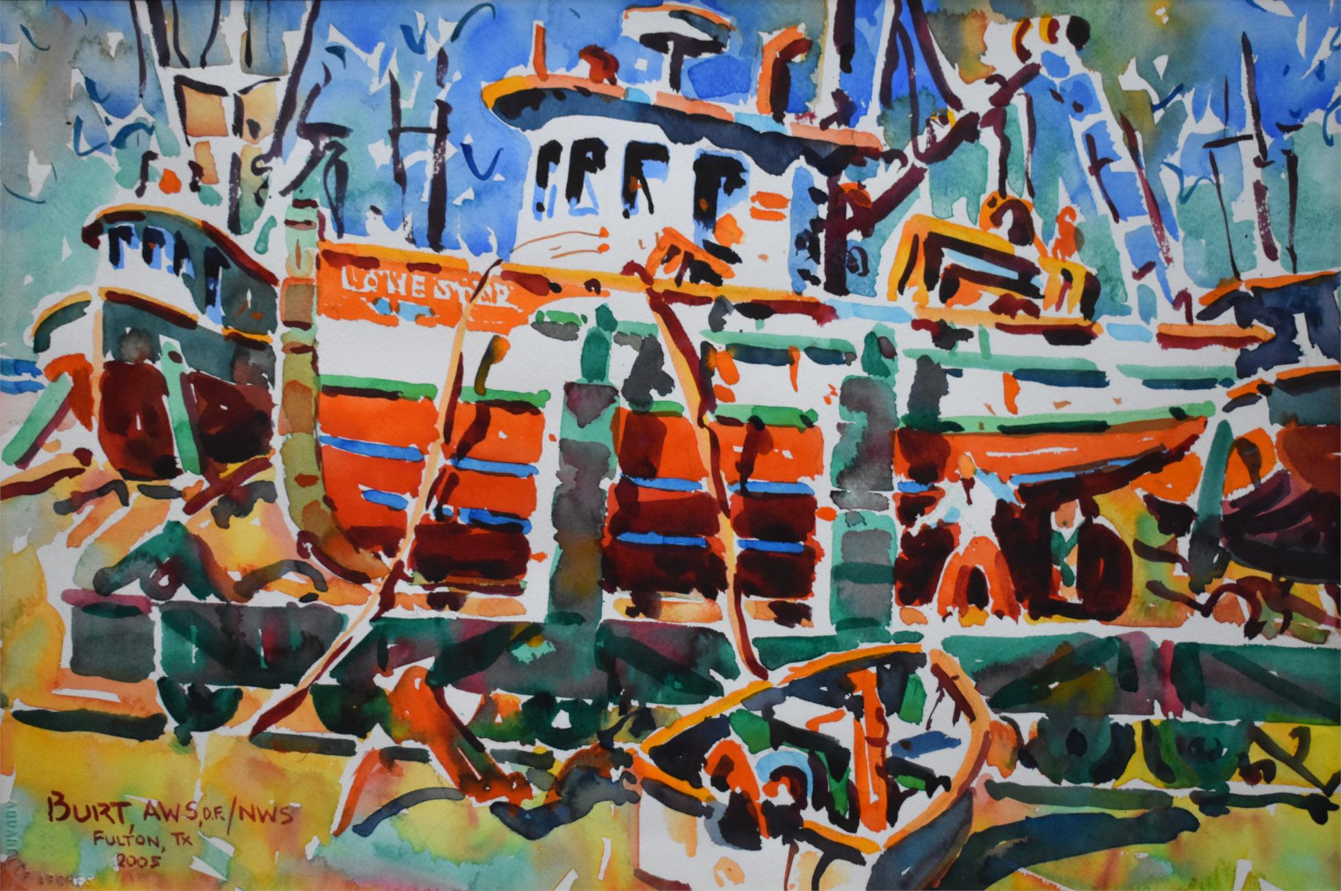 „Shrimp Boat“ TEXAS COAST – Art von Dan Burt