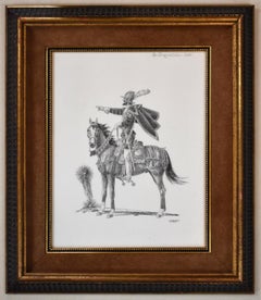 "Conquistador" Drawing EL PASO ARTIST